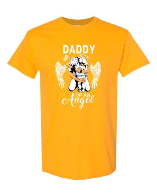 DADDY ANGEL  - Adult Round-neck T-shirt