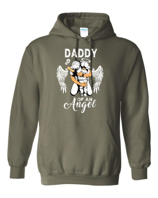 DADDY ANGEL  - Adult Hooded Sweatshirt (Unisex)