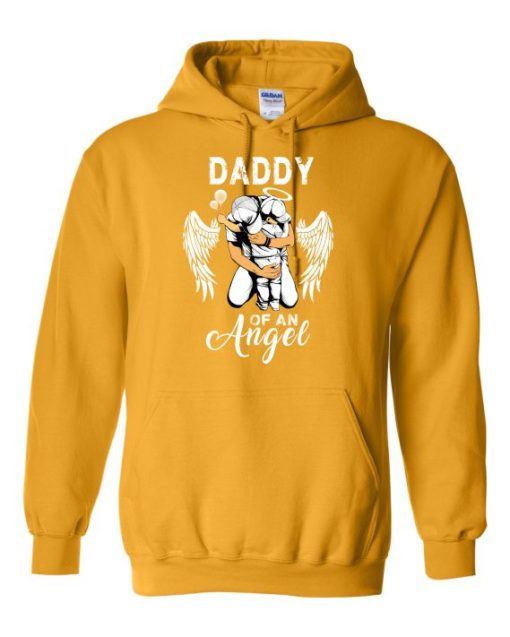 DADDY ANGEL  - Adult Hooded Sweatshirt (Unisex)