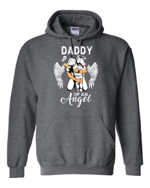 DADDY ANGEL  - Adult Hooded Sweatshirt (Unisex)