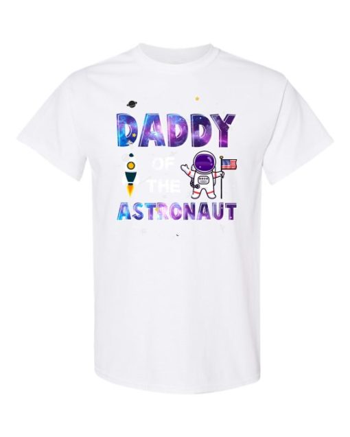 DADDY ASTRONAUT - Adult Round-neck T-shirt