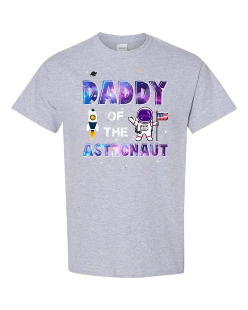 DADDY ASTRONAUT - T-shirt Col Rond Pour Adultes