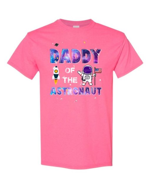 DADDY ASTRONAUT - Adult Round-neck T-shirt