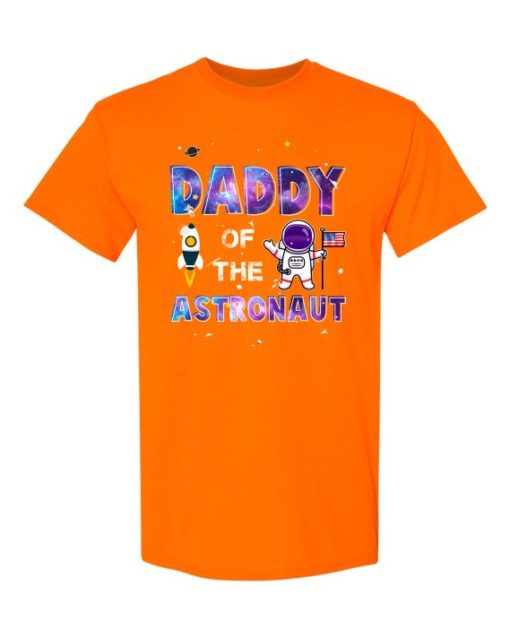 DADDY ASTRONAUT - Adult Round-neck T-shirt