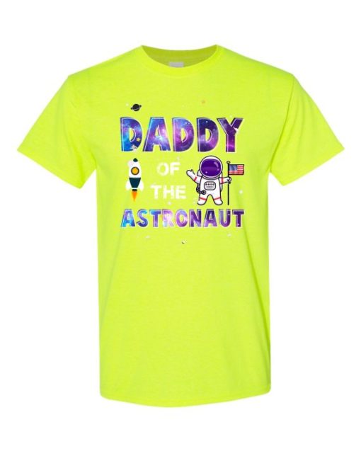 DADDY ASTRONAUT - T-shirt Col Rond Pour Adultes