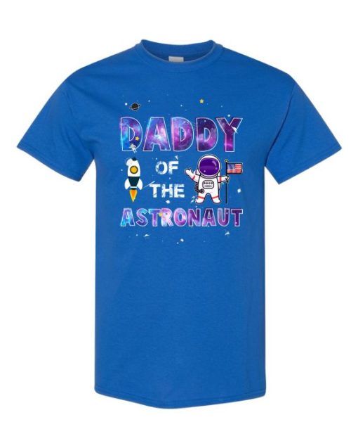 DADDY ASTRONAUT - T-shirt Col Rond Pour Adultes