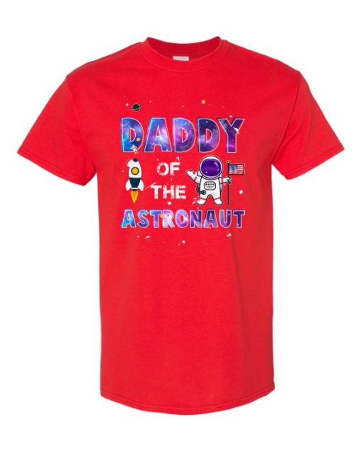 DADDY ASTRONAUT - Adult Round-neck T-shirt