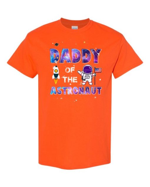 DADDY ASTRONAUT - Adult Round-neck T-shirt