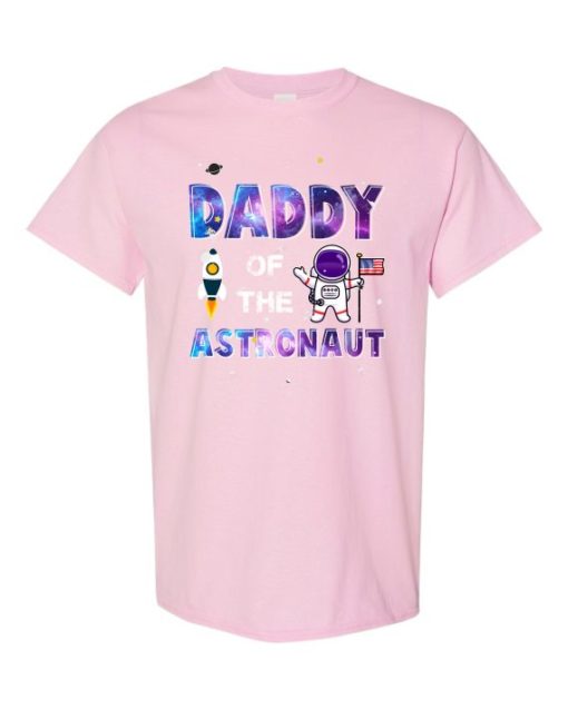 DADDY ASTRONAUT - Adult Round-neck T-shirt