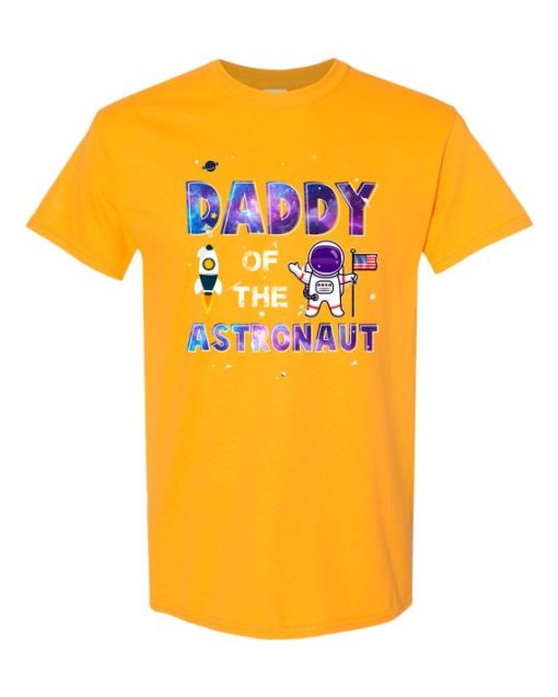 DADDY ASTRONAUT - Adult Round-neck T-shirt