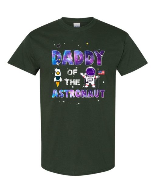 DADDY ASTRONAUT - Adult Round-neck T-shirt