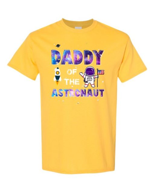 DADDY ASTRONAUT - Adult Round-neck T-shirt