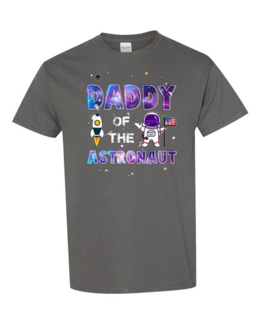 DADDY ASTRONAUT - Adult Round-neck T-shirt