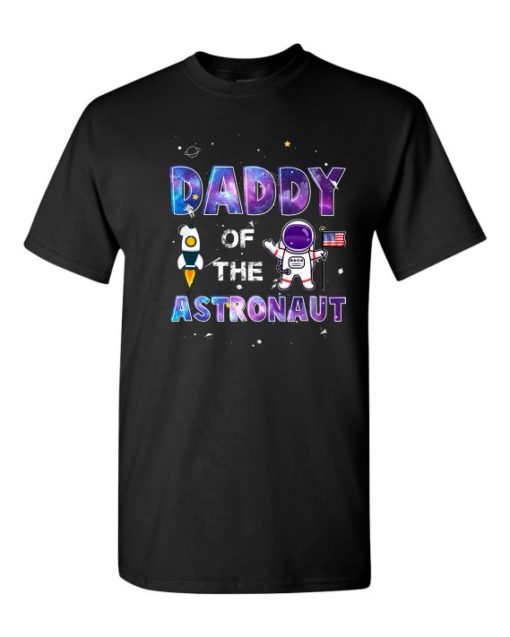 DADDY ASTRONAUT - Adult Round-neck T-shirt