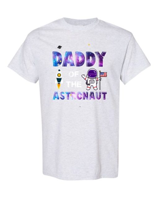 DADDY ASTRONAUT - Adult Round-neck T-shirt