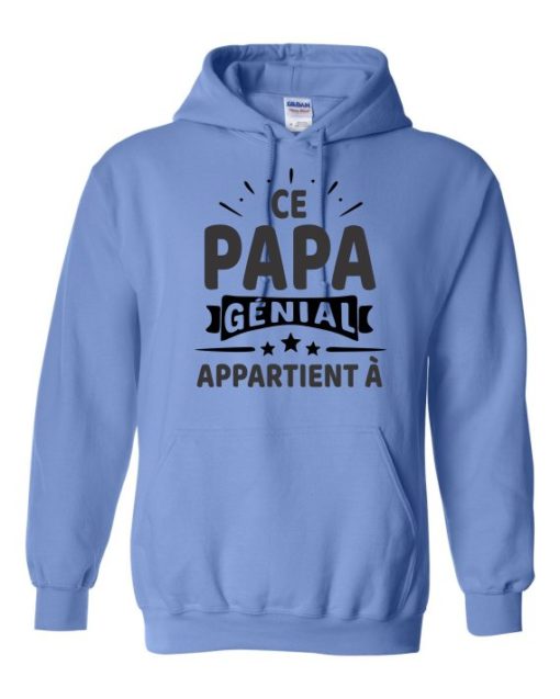 CE PAPA BLACK  - Adult Hooded Sweatshirt (Unisex)