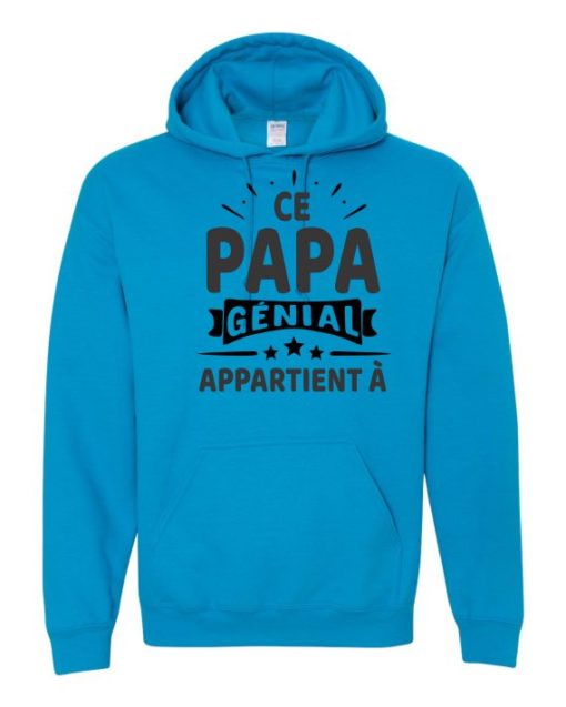 CE PAPA BLACK  - Adult Hooded Sweatshirt (Unisex)