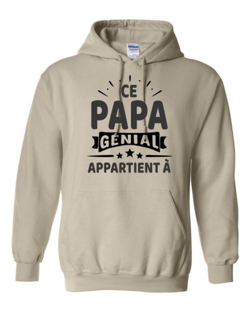 CE PAPA BLACK  - Adult Hooded Sweatshirt (Unisex)