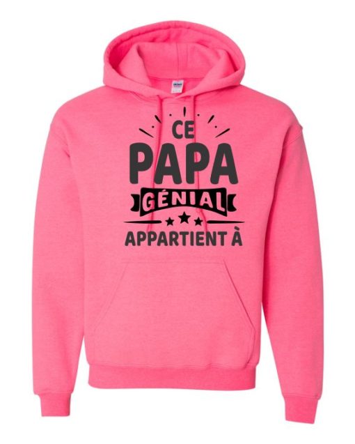 CE PAPA BLACK  - Adult Hooded Sweatshirt (Unisex)