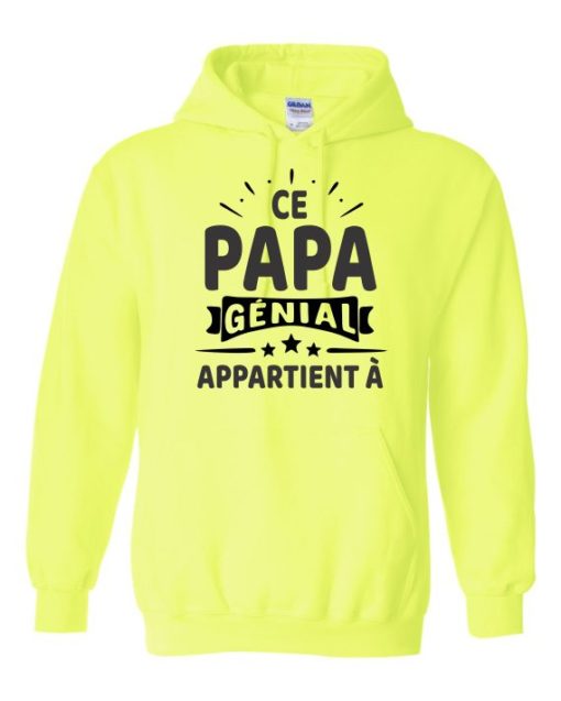 CE PAPA BLACK  - Adult Hooded Sweatshirt (Unisex)