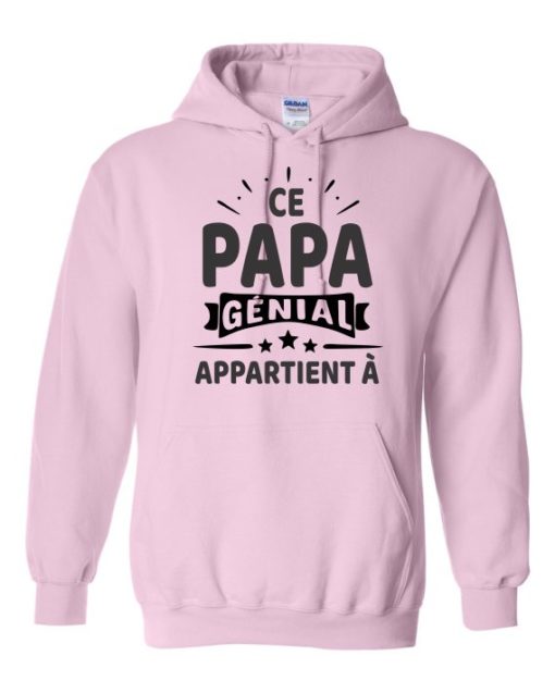 CE PAPA BLACK  - Adult Hooded Sweatshirt (Unisex)