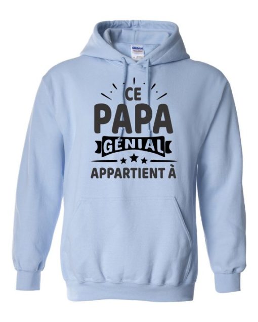 CE PAPA BLACK  - Adult Hooded Sweatshirt (Unisex)