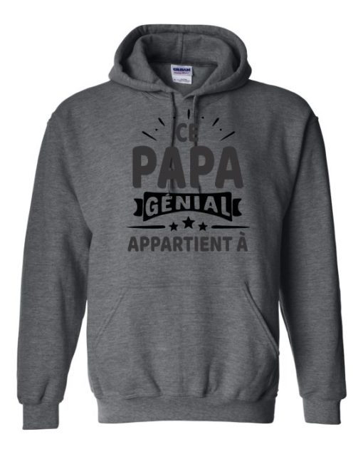 CE PAPA BLACK  - Adult Hooded Sweatshirt (Unisex)