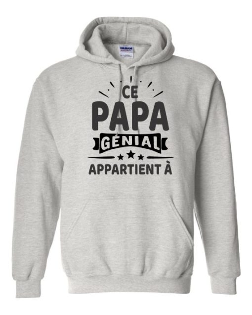 CE PAPA BLACK  - Adult Hooded Sweatshirt (Unisex)