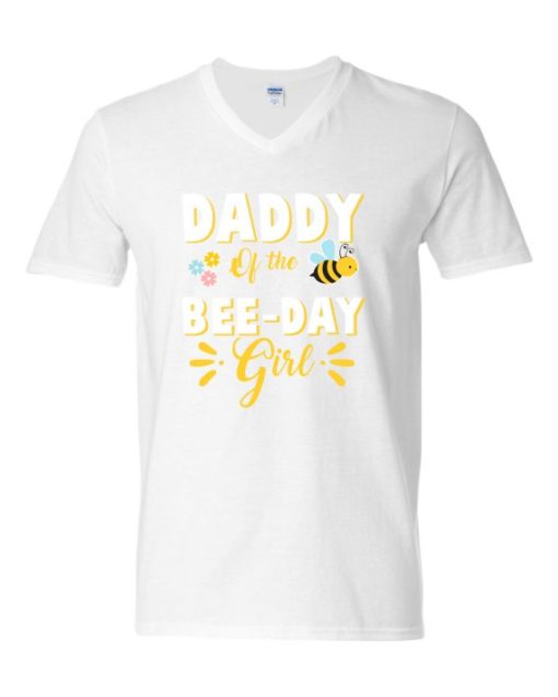 DADDY BEE  - T-shirt Col V Pour Adultes