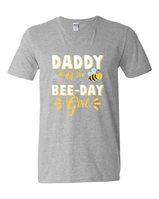 DADDY BEE  - T-shirt Col V Pour Adultes