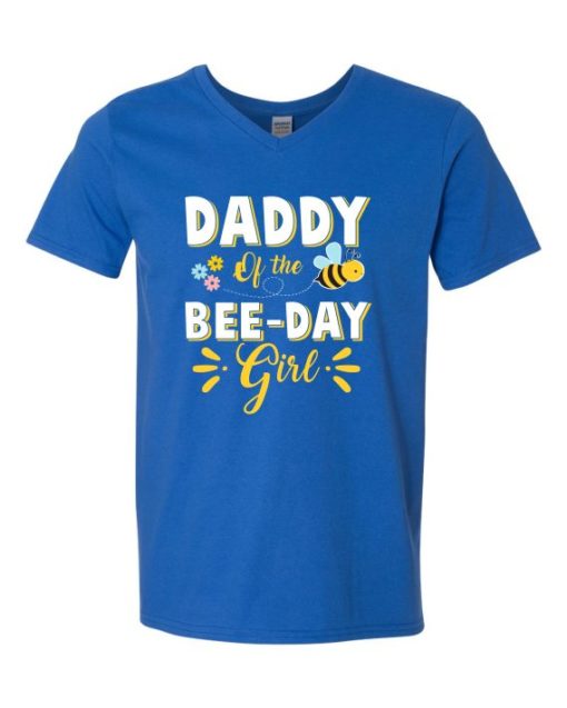 DADDY BEE  - T-shirt Col V Pour Adultes