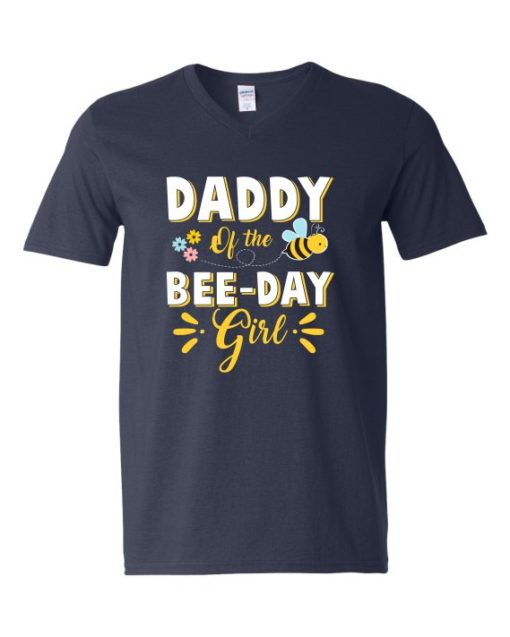 DADDY BEE  - T-shirt Col V Pour Adultes