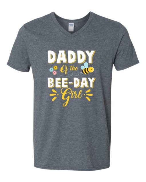 DADDY BEE  - T-shirt Col V Pour Adultes