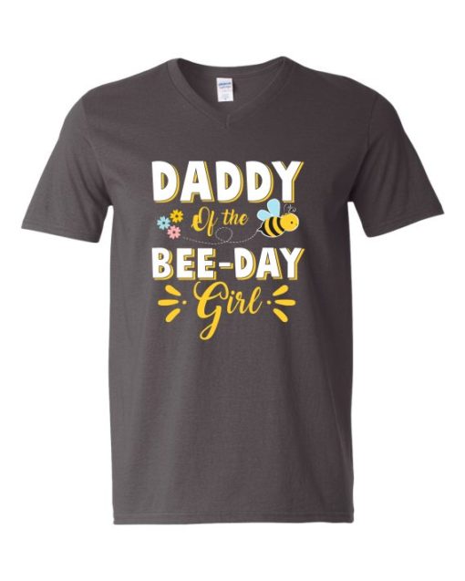 DADDY BEE  - T-shirt Col V Pour Adultes