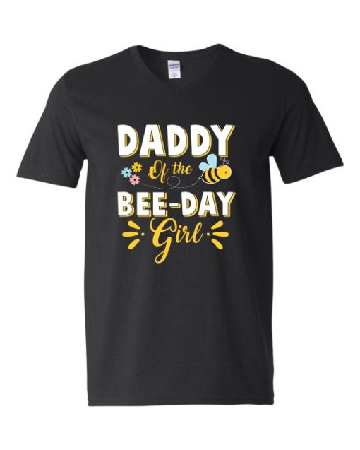 DADDY BEE  - T-shirt Col V Pour Adultes