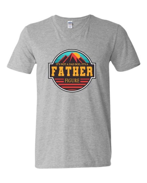 FATHER FIGURE  - Adult V-neck T-shirt