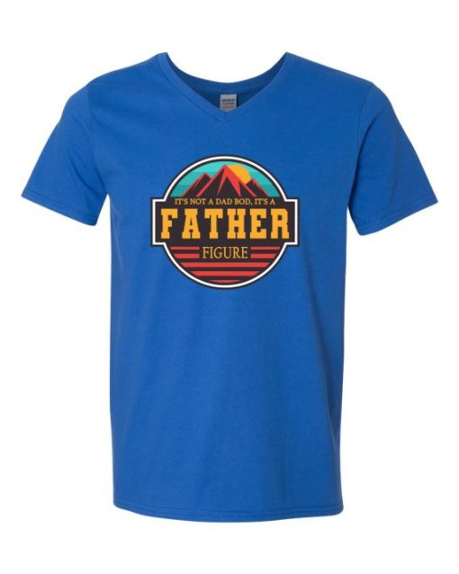 FATHER FIGURE  - Adult V-neck T-shirt