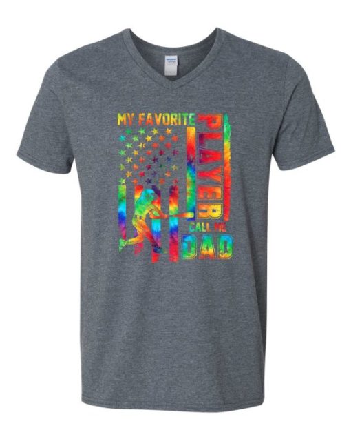 MY FAVORITE PLAYER  - T-shirt Col V Pour Adultes