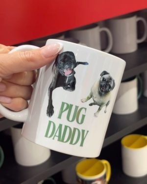 Make a custom mug with T-Shirt Time 🐶As easy as 1-2-3 🙌🏻1️⃣CHOOSE THE PERFECT PRODUCT 👕
2️⃣CUSTOMIZE IT TO YOUR LIKING ✨
3️⃣AND LET THE MAGIC HAPPEN! 🪄