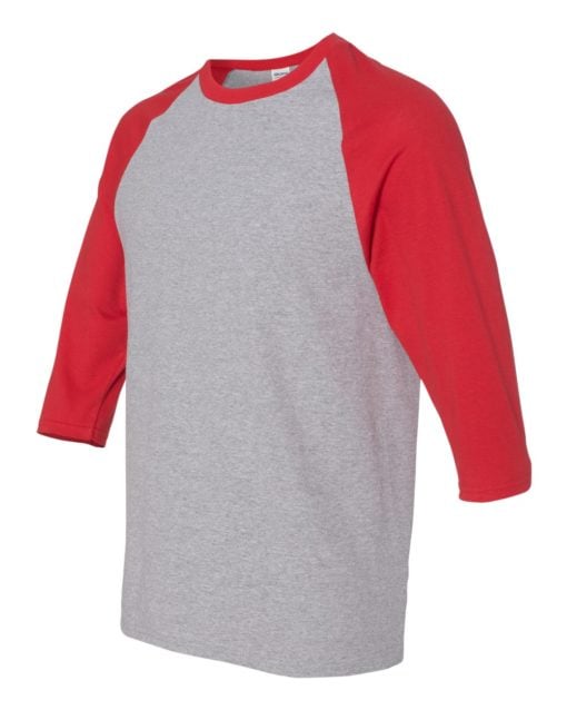 Gildan Heavy Cotton™ Raglan Three-Quarter Sleeve T-Shirt