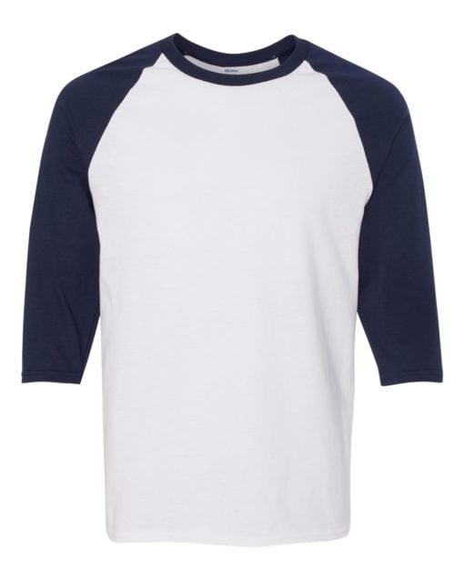 Gildan Heavy Cotton™ Raglan Three-Quarter Sleeve T-Shirt