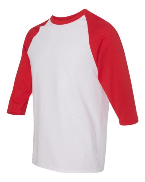 Gildan Heavy Cotton™ Raglan Three-Quarter Sleeve T-Shirt