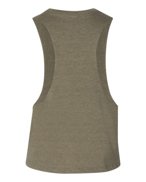 BELLA + CANVAS Women's Racerback Crop Tank