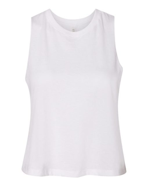 BELLA + CANVAS Women's Racerback Crop Tank