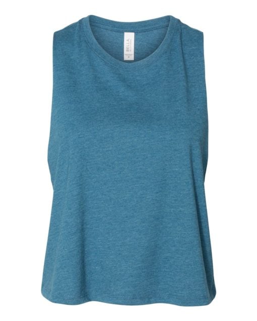 BELLA + CANVAS Women's Racerback Crop Tank