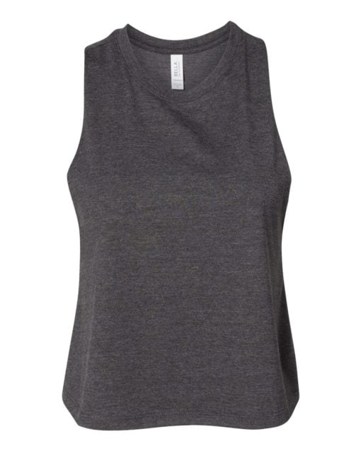 BELLA + CANVAS Women's Racerback Crop Tank