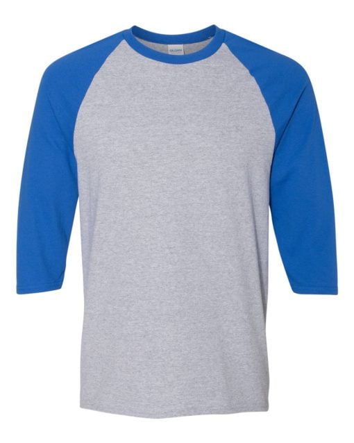 Gildan Heavy Cotton™ Raglan Three-Quarter Sleeve T-Shirt