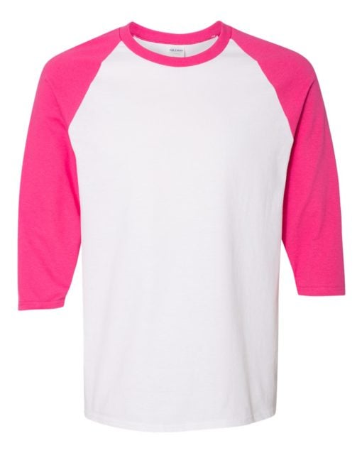 Gildan Heavy Cotton™ Raglan Three-Quarter Sleeve T-Shirt