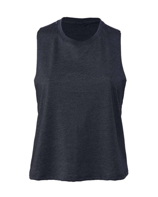 BELLA + CANVAS Women's Racerback Crop Tank