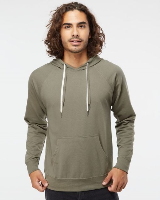 Independent Trading Co. Icon Lightweight Loopback Terry Hooded Sweatshirt